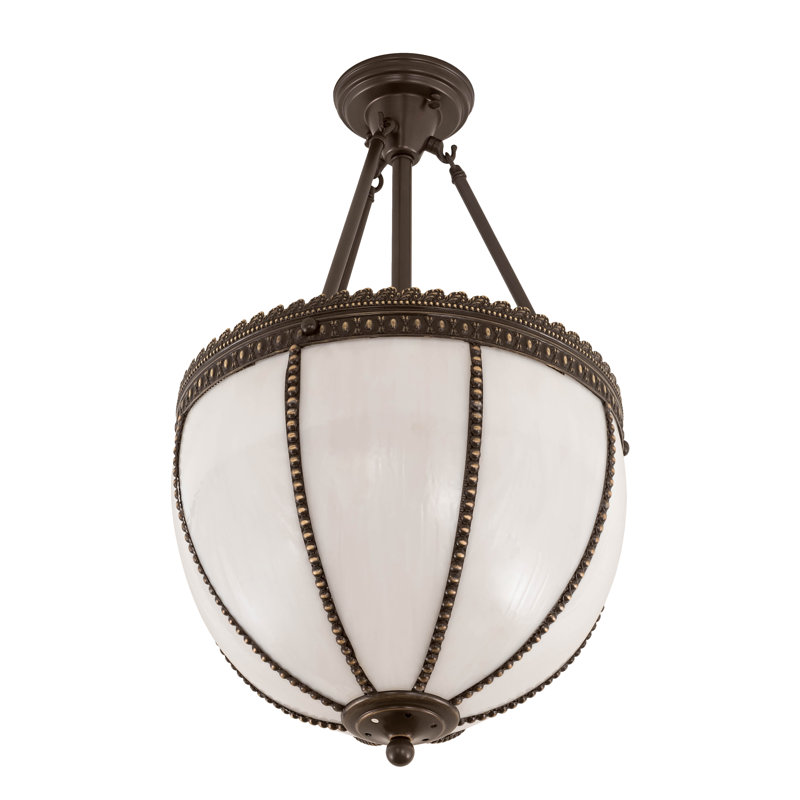 Meyda Tiffany & Stained Glass 2 - Light Semi Flush Mount