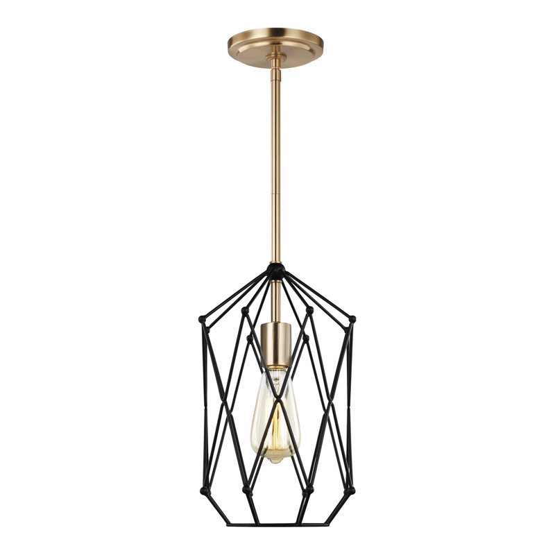 Zarra 1 - Light Pendant, Satin Brass