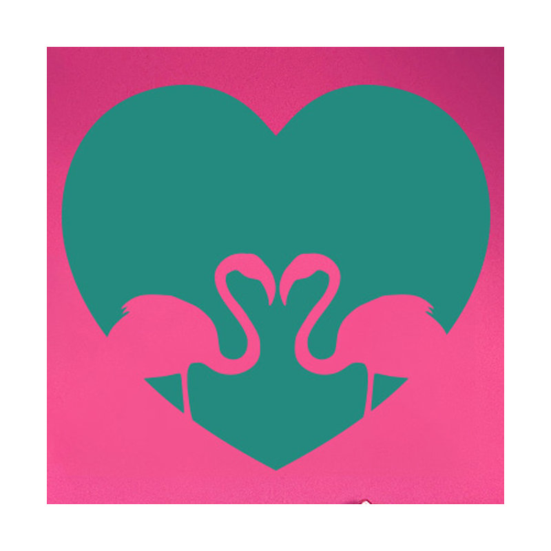 Animals Wall Decal, Aqua Green