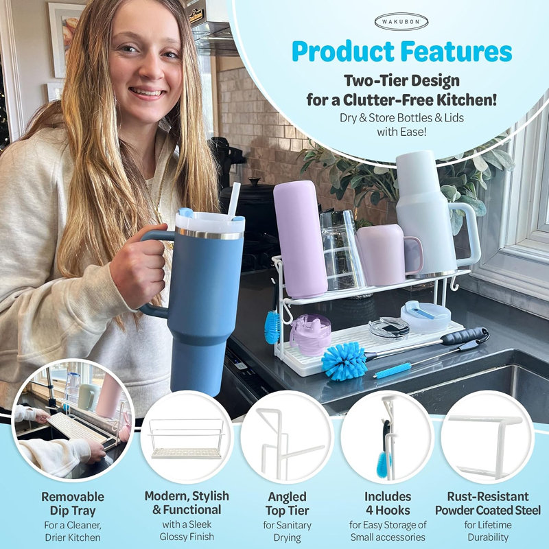 Kitchen Counter – Cup Drying Rack, Tumbler