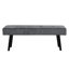 Banc rembourré 39,4 po Velours côtelé-1170657974