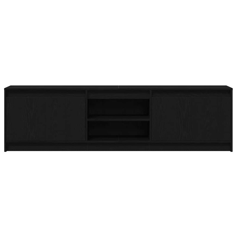 TV Cabinet 180 X 34 X 50 Cm Engineered Wood, Black