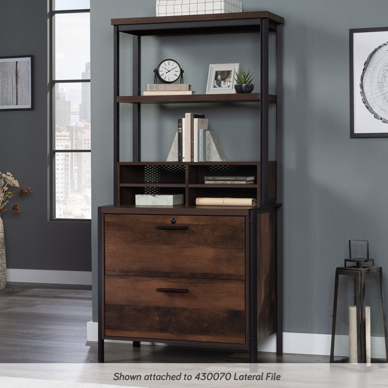 Johannes 36.772'' H x 32.283'' W Bookcase HUTCH ONLY