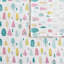 Drap en flanelle de coton grand format, 4 pièces, imprimé blanc des arbres des Fêtes, pièces chaudes et lavables à la machine, imprimé chaud, lavable, ajusté et élastique pour une bonne couverture