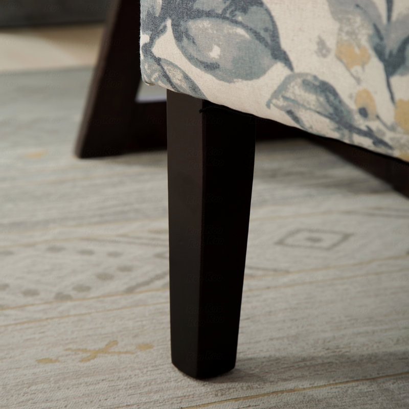 Chaise d'appoint en tissu sans accoudoirs contemporaine en tissu (sans table)
