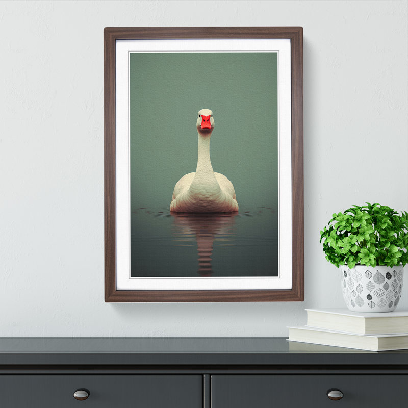 Goose Minimalism No.3 - Framed Print