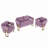 Teddy fleece 2-seater Sofa, Metal Frame-247749771