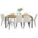 Tapscott 8 - Person Four Leg Dining Set