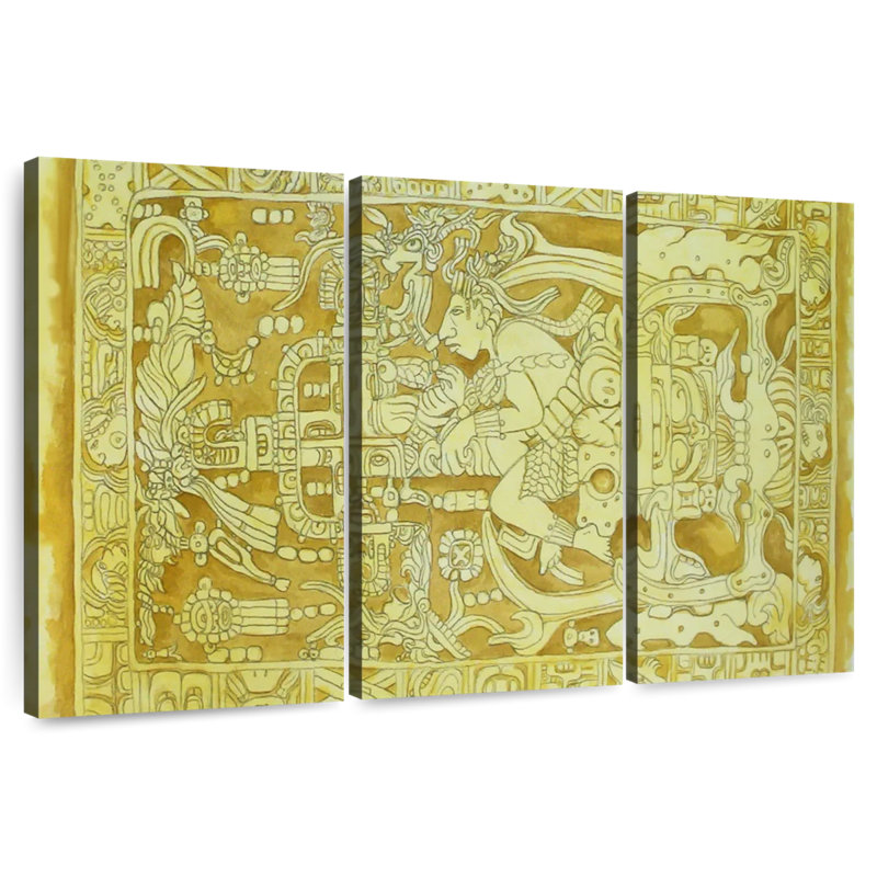 Adella Ancient Astronaut, 36" H x 57" W