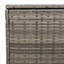 Rotin PE gris Vidaxl, acier thermolaqué, polyester-112543123-112543124