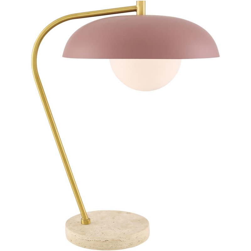 Farmington Table Lamp, Red, Beige