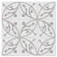 Boden H Sencillo 8" x 8" Cement Patterned Wall & Floor Tile