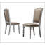 Iris Turned Leg Wood Dining Chair Set of 2