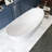 67" 100% Acrylic Freestanding Soaking Bathtub In Gloss White