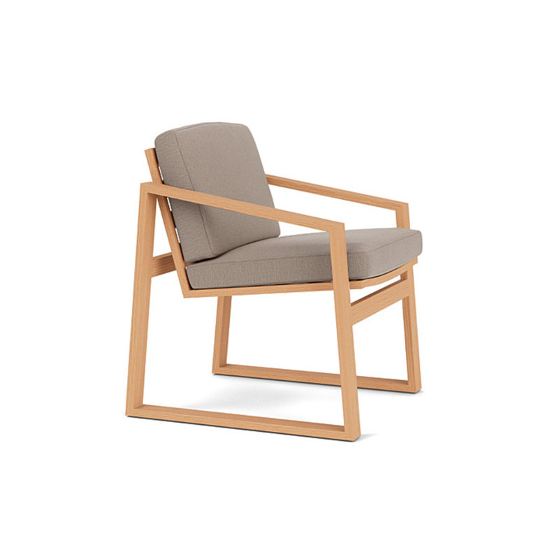 Pursuit Outdoor Dining Armchair, Remy Pebble
