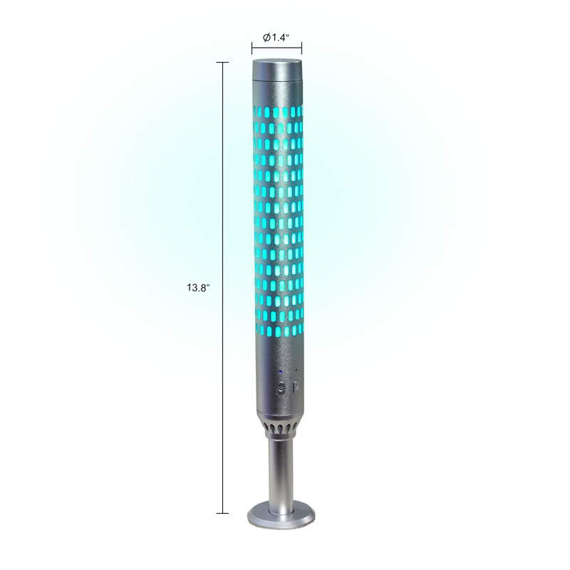 Torche audio en métal Bluetooth avec lecteur de musique exclusivement pour accoudoir de canapé