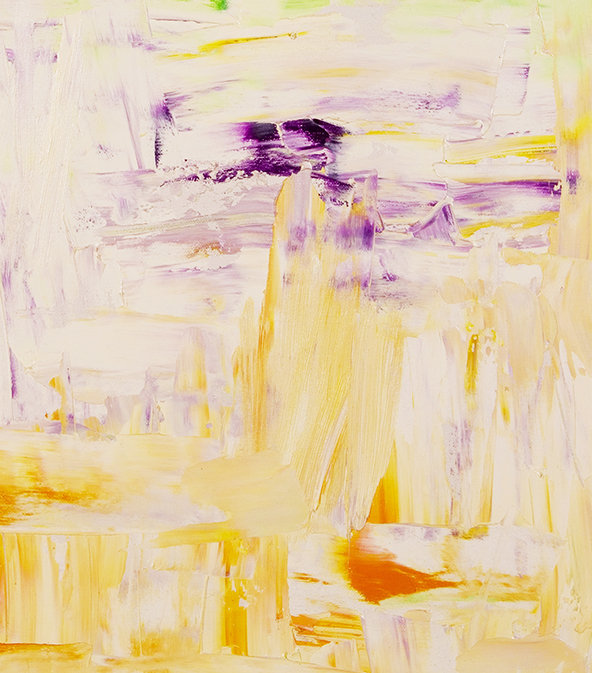 White on Purple Painting Canvas