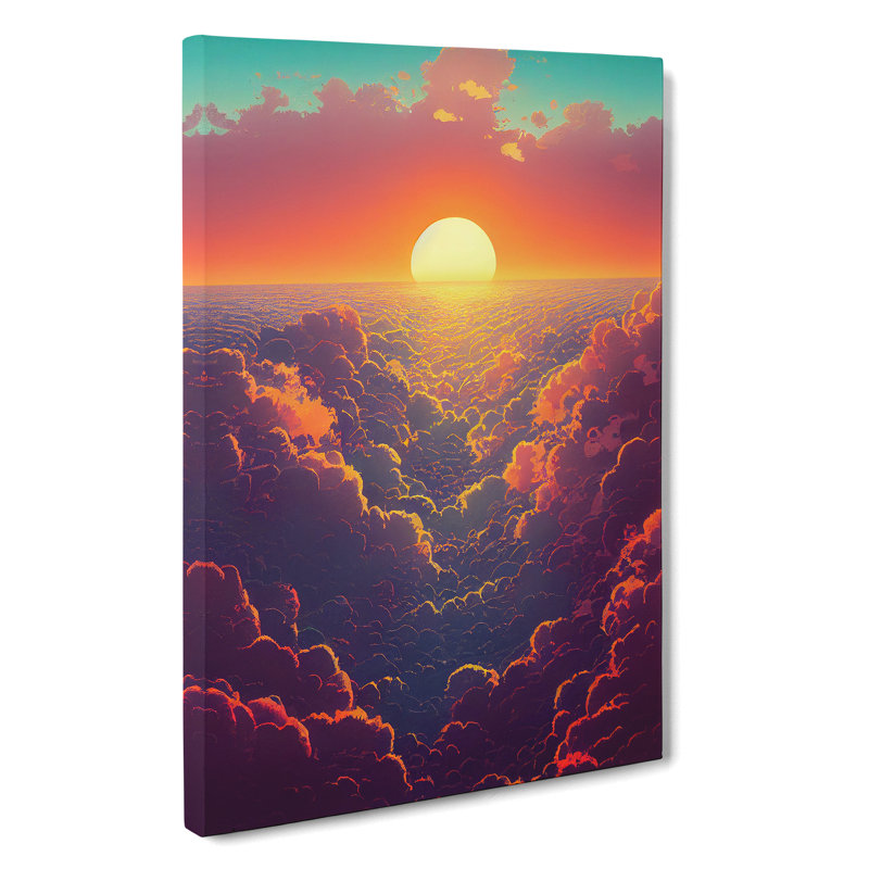An Ultimate Sunset - Wrapped Canvas, 50cm H x 35cm W x 3cm D