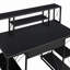 Bureau avec tablettes ouvertes et huche-1109032269