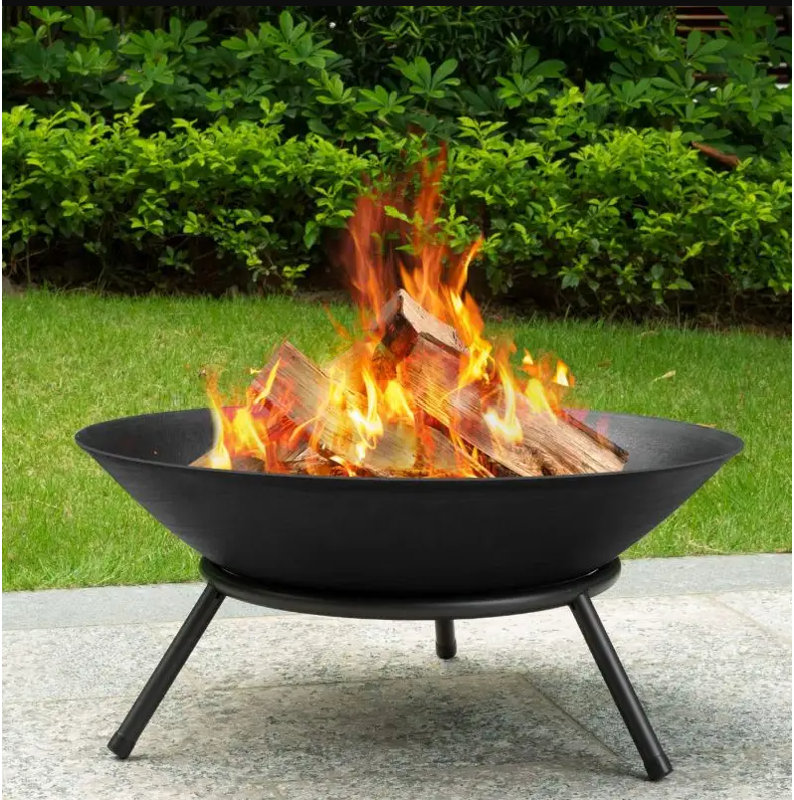 23'' Round Steel Fire Pit Stand