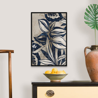 " Blue Foliage I " by Eva Watts Painting Print