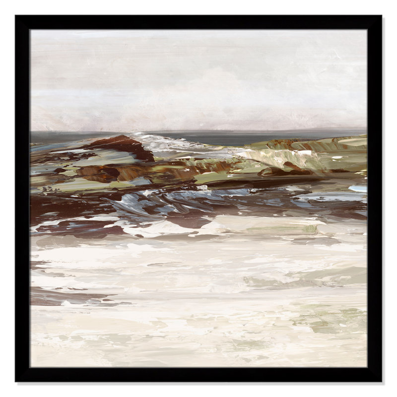 «Stoney Peak Print» par Casa Fine Arts, Impression encadrée noire sans passe-partout, H 37,5 po x l 37,5 po x P 1,25 po