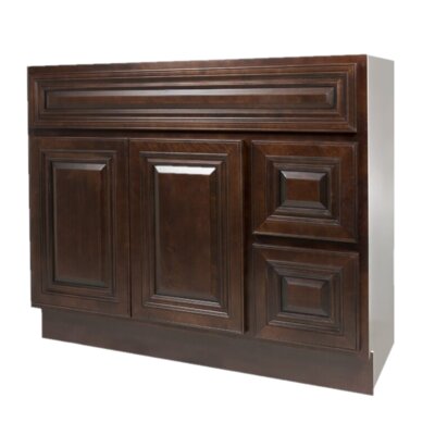 42"" Free-Standing Single Bathroom Vanity Base Only -  Cabinets.Deals, ME-VA42DR, Midnight Espresso