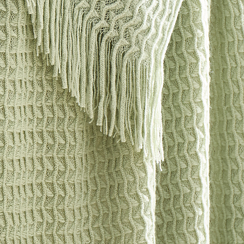 Textured Knit Throw Blanket