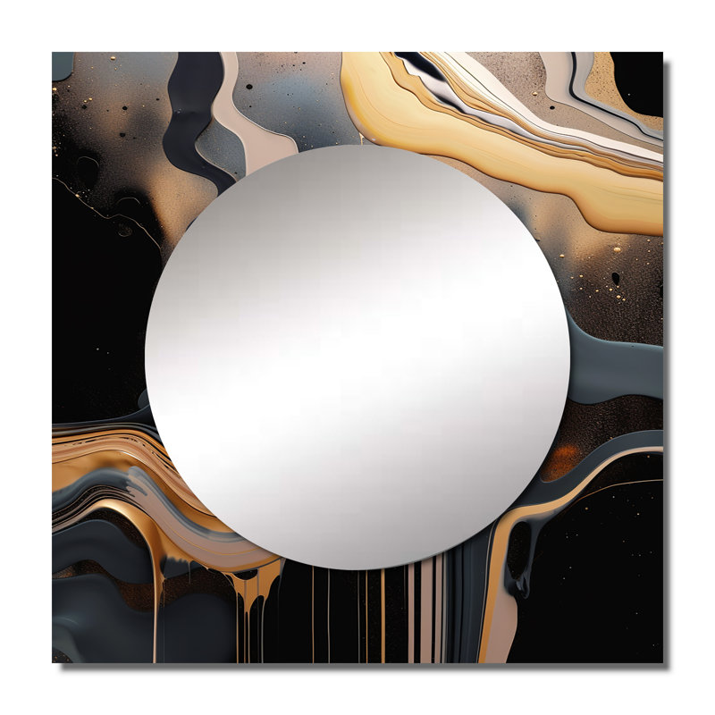 Miroir mural Iyonna, 23 po x 23 po