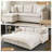 L-Shape 81" Wide Space-Saving Sleeper Sofa Upholstered Pull-Out Sofa Bed-685418713