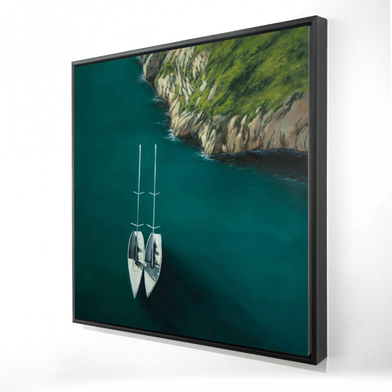 " Smooth Sailing ", 24" H x 24" W