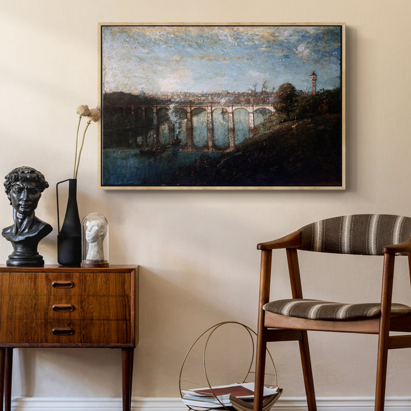 "Vintage Landscape -DXI" sur toile, H 41 po x l 61 po x P 1,5 po
