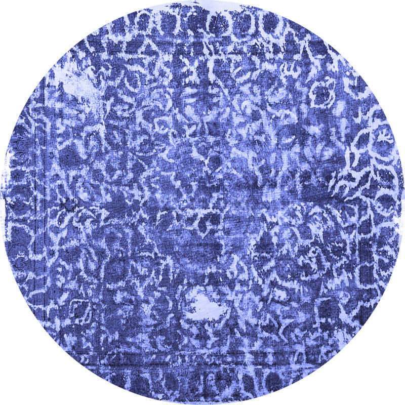 Abstract Indoor Rug, Round 3'