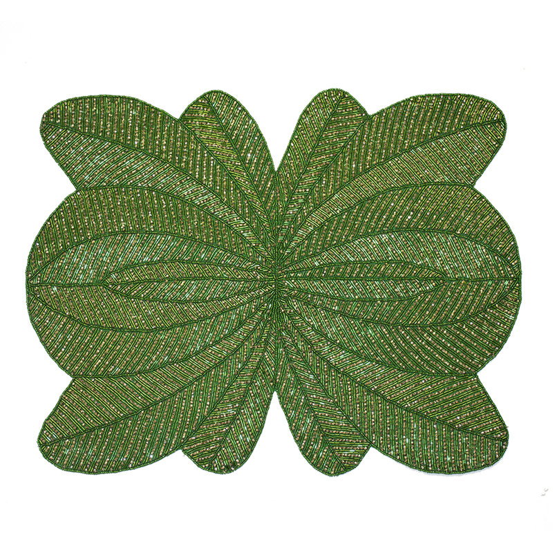 Peacock Placemat, Green