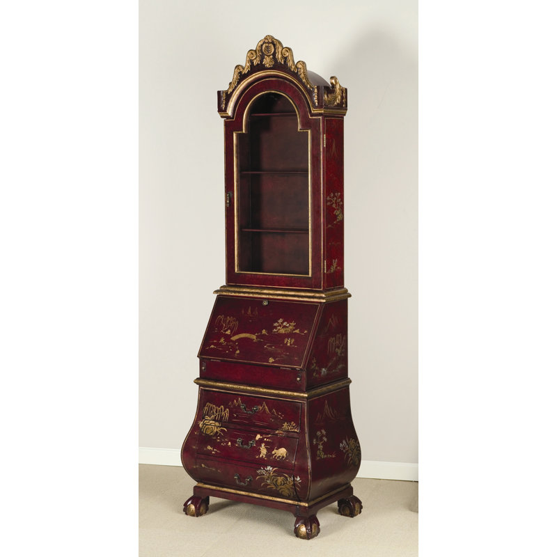 Glass Secretary Desk