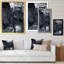 Nuage blanc sur fond noir - peinture sur toile-67236809-67236810