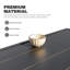 Square Metal Outdoor Dining Table With Umbrella Hole , 94cm cm W 94cm cm D