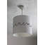 25cm H Canvas Drum Pendant Shade ( Clip On )