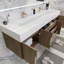 Ensemble de meuble-lavabo mural double l 72 "Glasgow-2055415417