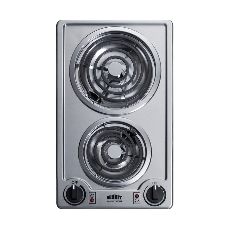  Summit SEL05 Electric Cooktop, Bisque : Appliances