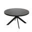 Table de salle à manger Kadison 46,4 po en MDF avec pieds en acier au carbone-1955929732