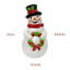 Bonhomme de neige pré-illuminé DEL de 24,8 po de Fraser Hill Farm, moulé par soufflage avec couronne