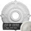 Médaillon de plafond H 18 po x l 18 po x P 0,625 po Attica-73157437
