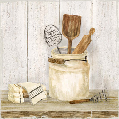 «Vintage Kitchen I» par Tara Reed, art mural sur toile