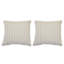 Housses de coussin décoratif décoratives en fausse fourrure de lapin blanche avec insertions-103220872