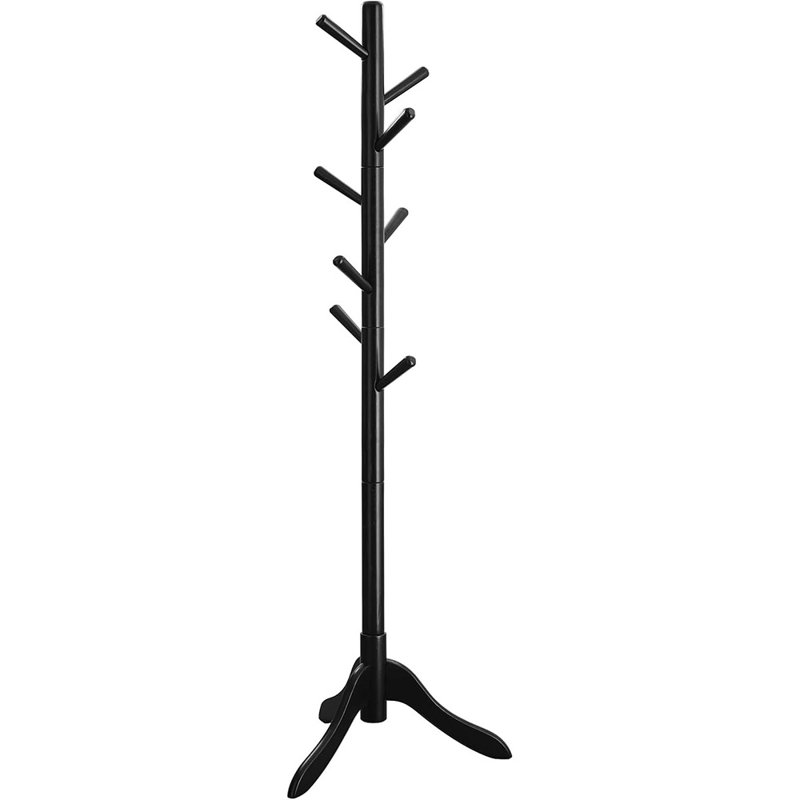 Portemanteau en bois massif, portemanteau autoportant en forme d'arbre