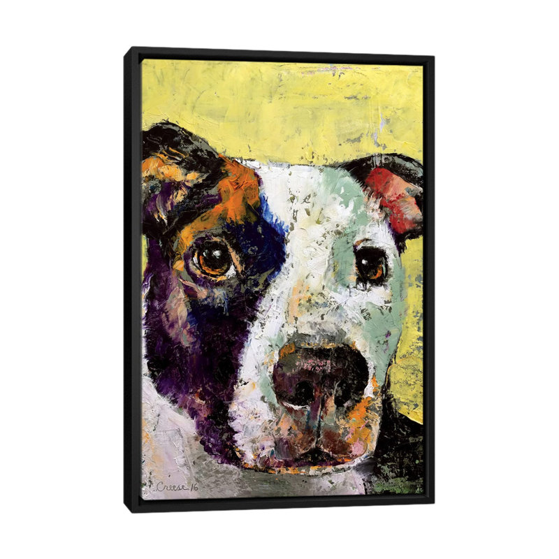 Pit Pit Portrait par Micheal Creese - Impression sur toile tendue sur châssis, H 26 po x l 18 po x P 1,5 po, Pas de tapis