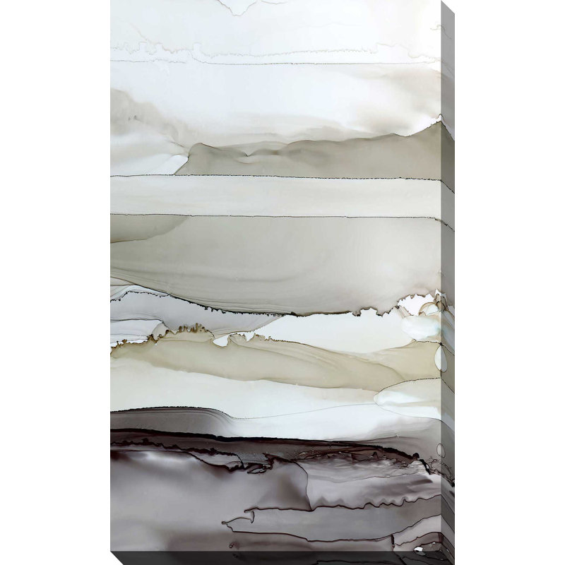 " Shifting Currents II " Painting Print, 18" W x 30" H, Wrapped Canvas