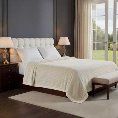 Popo Blankets 2 Ply Super Soft Warm Cozy Throws Modern Sofa Covers And Bed Décor