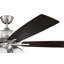 Ventilateur de plafond standard à 5 pales de 60 po avec chaînette et ensemble d'éclairage inclus Lauresha-1258418633